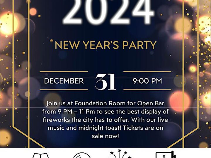 Foundation Room New Years Eve party 2024